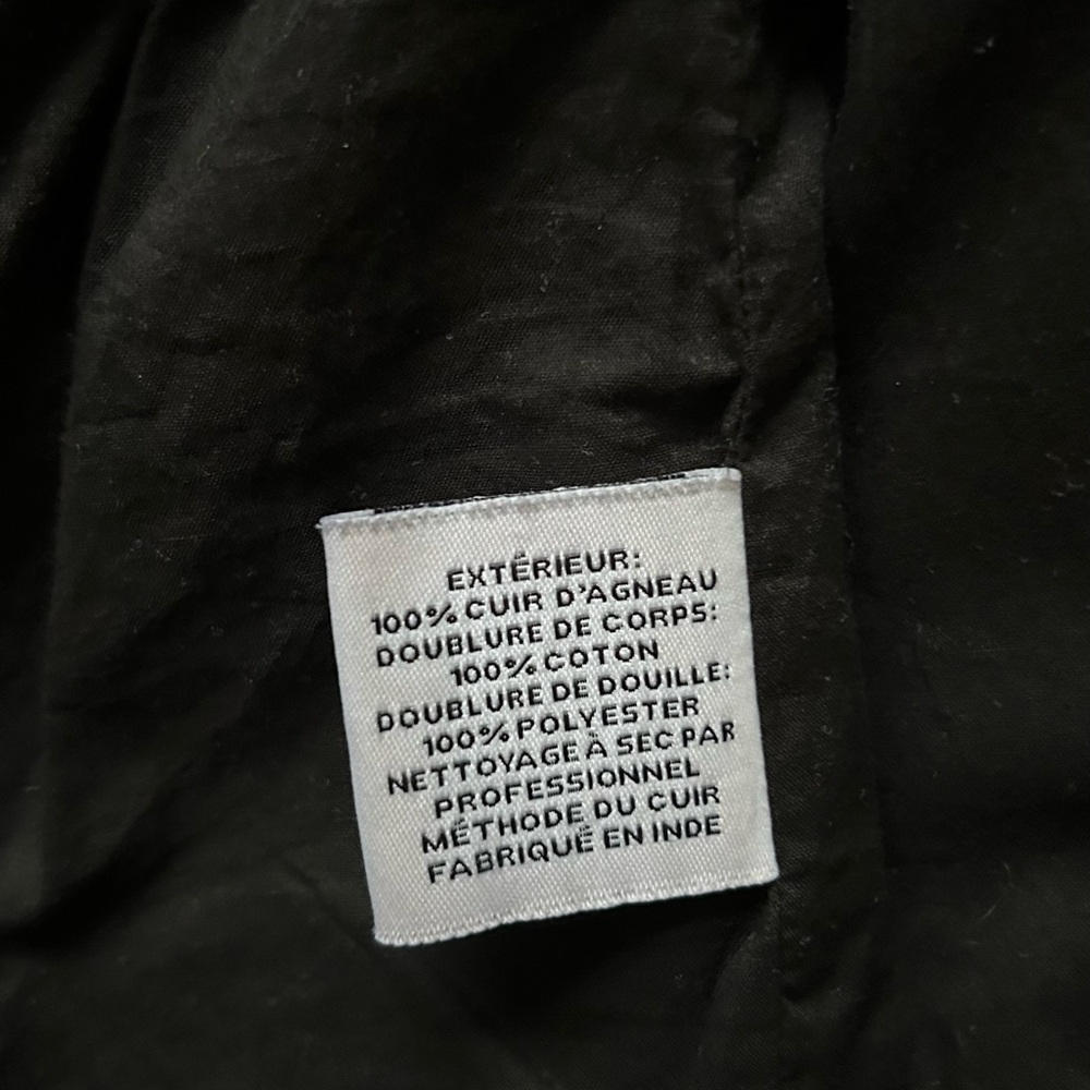 Walter Baker Black Allison Leather Moto Jacket - Picture 3 of 4